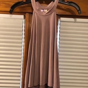 mauve/purple scoop flowy tank top